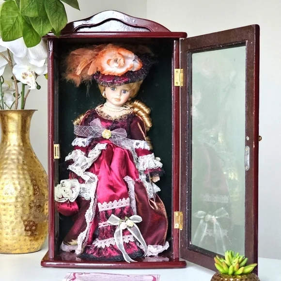 J.A. Designs Accents Rare Exclusive Handcrafted Porcelain Vintage Doll Ja Designs Crimson Collection Poshmark
